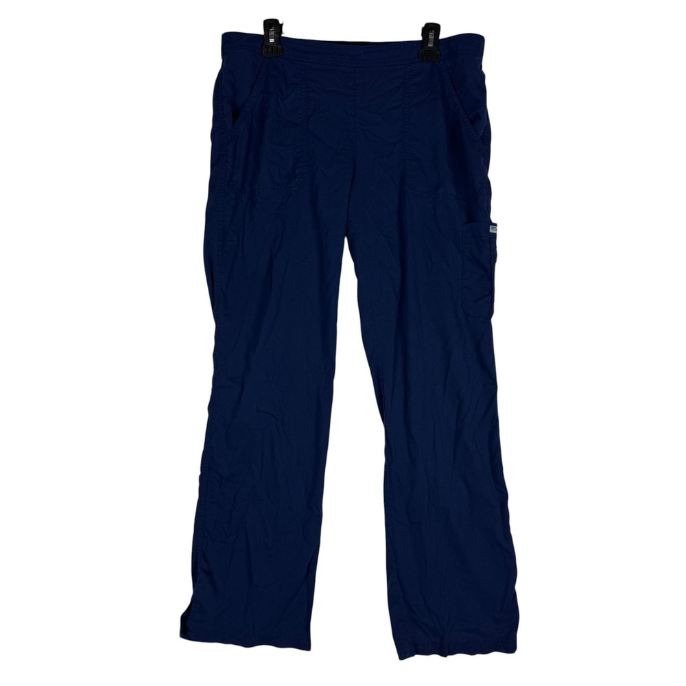 Grey's Anatomy‎ By Barco Pants Womens M Blue Cargo Scrub Twill Elastic Waist